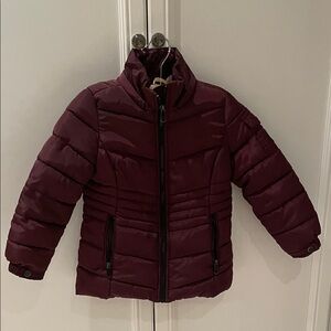 Steve Madden Kids Maroon Puffer Jacket